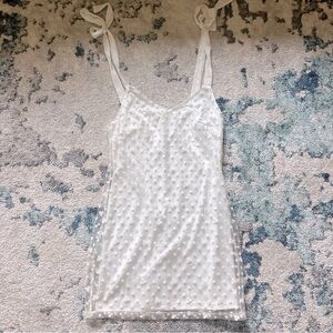 Francesca’s White Mini Dress